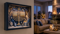 Hanukkah 3D Layered Paper Art