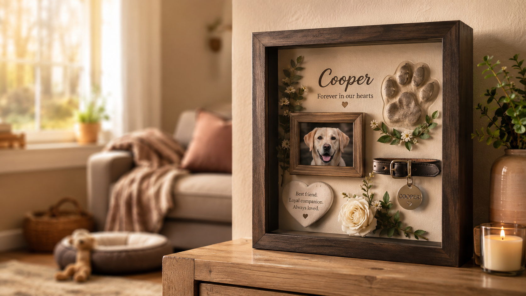 Pet Keepsake 3D Layered Paper Art